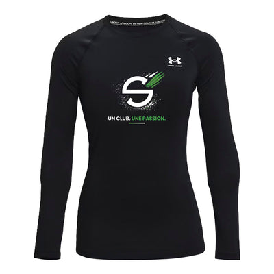 SAT - UA Women's HeatGear Armour Compression LS