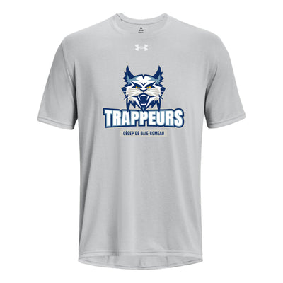 CBC - UA Men's Team Tech SS - Mod Gray Light Heather/White