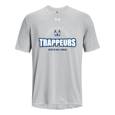 CBC - UA Men's Team Tech SS - Mod Gray Light Heather/White