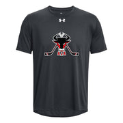 AHM - UA Men's Team Tech SS - Stealth Gray/White