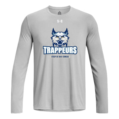 CBC - UA Men's Team Tech LS - Mod Gray Light Heather/White