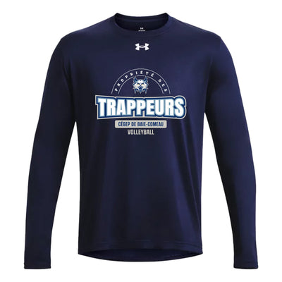 CBC - UA Men's Team Tech LS - Midnight Navy/White