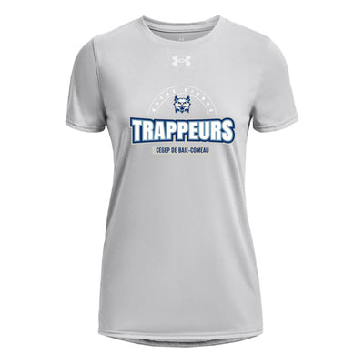 CBC - UA Women's Team Tech SS - Mod Gray Light Heather/White