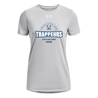 CBC - UA Women's Team Tech SS - Mod Gray Light Heather/White