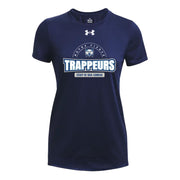 CBC - UA Women's Team Tech SS - Midnight Navy/White