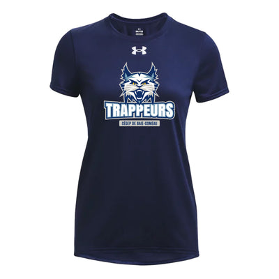 CBC - UA Women's Team Tech SS - Midnight Navy/White