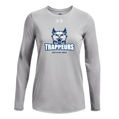 CBC - UA Women's Team Tech LS - Mod Gray Light Heather/White