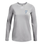 CBC - UA Women's Team Tech LS - Mod Gray Light Heather/White