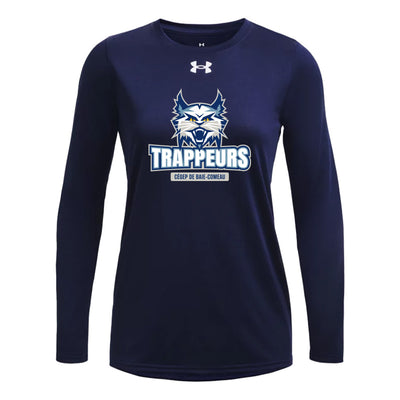 CBC - UA Women's Team Tech LS - Midnight Navy/White