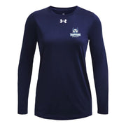 CBC - UA Women's Team Tech LS - Midnight Navy/White