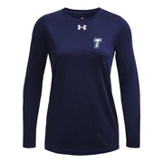 CBC - UA Women's Team Tech LS - Midnight Navy/White