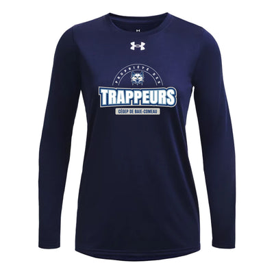 CBC - UA Women's Team Tech LS - Midnight Navy/White