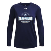CBC - UA Women's Team Tech LS - Midnight Navy/White