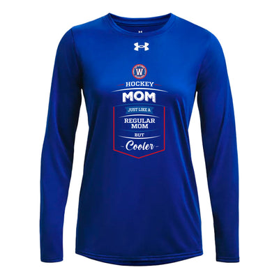 WLSL - T-Shirt Ua Team Tech Manche Longue Pour Femme