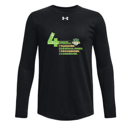 FCSH - UA Youth Team Tech LS Tee (Black)