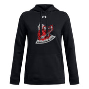 AHM - UA Women's Rival Fleece Hoodie - Black/White
