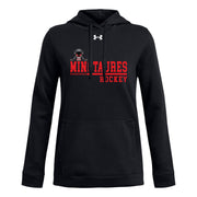 AHM - UA Women's Rival Fleece Hoodie - Black/White
