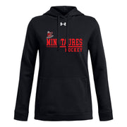 AHM - UA Women's Rival Fleece Hoodie - Black/White