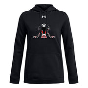 AHM - UA Women's Rival Fleece Hoodie - Black/White