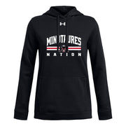 AHM - UA Women's Rival Fleece Hoodie - Black/White