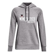 AHM - UA Women's Rival Fleece Hoodie - Castlerock/White
