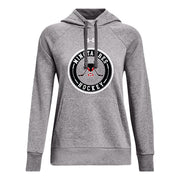 AHM - UA Women's Rival Fleece Hoodie - Castlerock/White