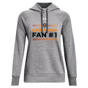 CST - UA Women's Rival Fleece Hoodie - Castlerock Light Heather