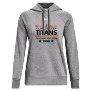 CST - UA Women's Rival Fleece Hoodie - Castlerock Light Heather