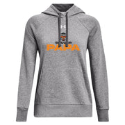 CST - UA Women's Rival Fleece Hoodie - Castlerock Light Heather