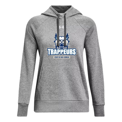 CBC - UA Women's Rival Fleece Hoodie - Castlerock/White