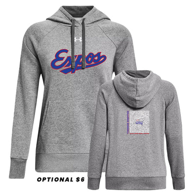 DBA - UA Women's Rival Fleece Hoodie - TEAMS
