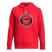 AHM - UA Women's Rival Fleece Hoodie - Red/White
