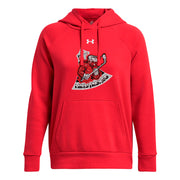AHM - UA Women's Rival Fleece Hoodie - Red/White