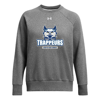 CBC - UA Women's Rival Fleece Crew - Castlerock/White