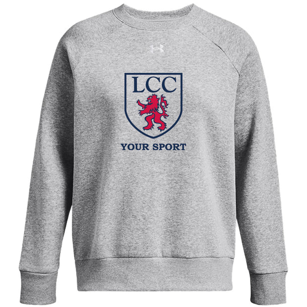 LCC - UA Fitted Rival Fleece Crew (Your Sport)