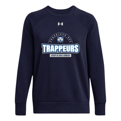 CBC - UA Women's Rival Fleece Crew - Midnight Navy/White