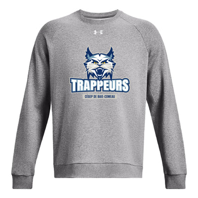 CBC - UA Men's Rival Fleece Crew - Castlerock/White