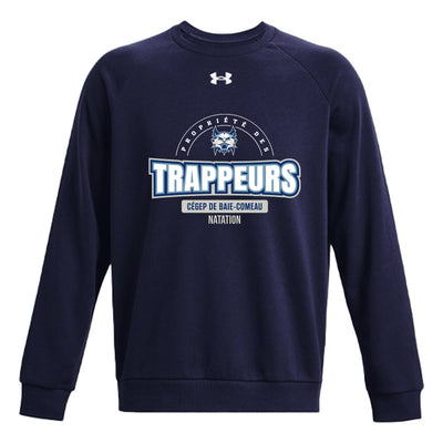 CBC - UA Men's Rival Fleece Crew - Midnight Navy/White