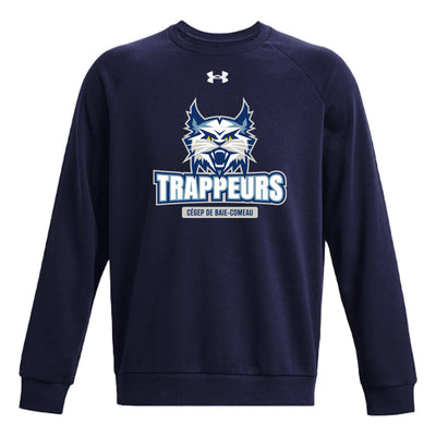 CBC - UA Men's Rival Fleece Crew - Midnight Navy/White