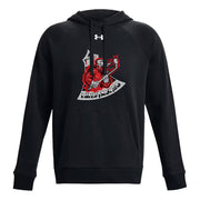 AHM - UA Men's Rival Fleece Hoodie - Black/White