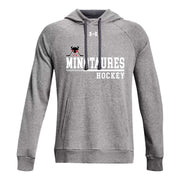 AHM - UA Men's Rival Fleece Hoodie - Castlerock Light Heather/White