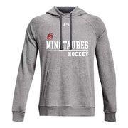AHM - UA Men's Rival Fleece Hoodie - Castlerock Light Heather/White