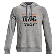 CST - UA Men's Rival Fleece Hoodie - Castlerock Light Heather