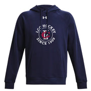 LCC - UA Men's Rival Fleece Hoodie (Full Chest Logo)