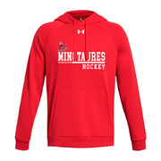AHM - UA Men's Rival Fleece Hoodie - Red/White