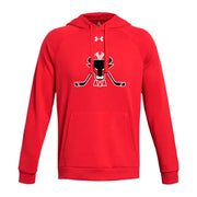 AHM - UA Men's Rival Fleece Hoodie - Red/White