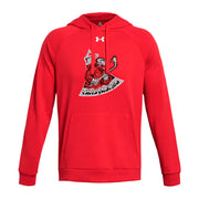 AHM - UA Men's Rival Fleece Hoodie - Red/White