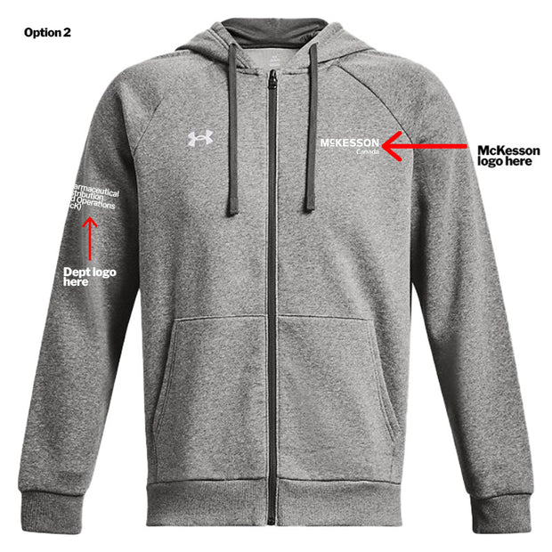 MKC - UA Mens Rival Fleece Full Zip Hoodie