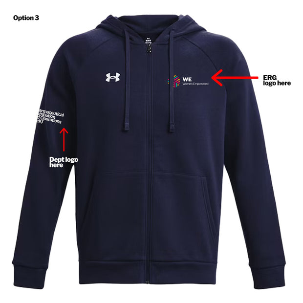 MKC - UA Mens Rival Fleece Full Zip Hoodie