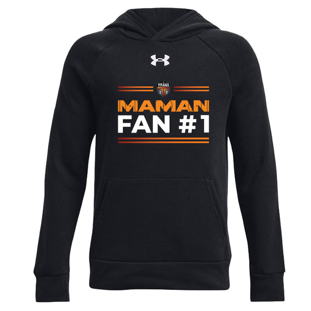 CST - UA Youth Rival Fleece Hoodie - Black